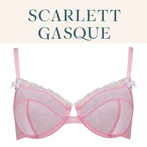 scarlett gasque polka dot bra